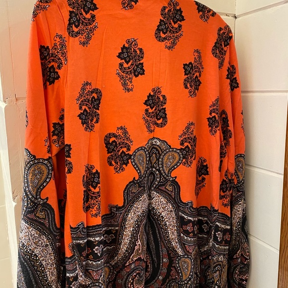 Light, longer cardigan in summer / fall colours. - Picture 4 of 6